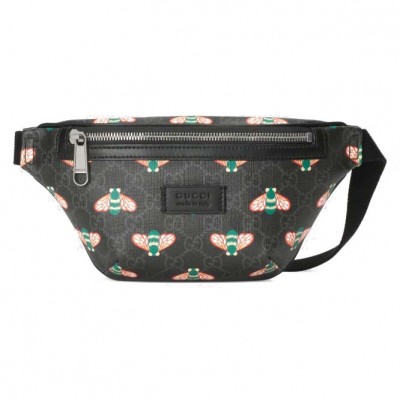 GUCCI BESTIARY BELT BAG WITH BEES 675181  (23*13*5cm)